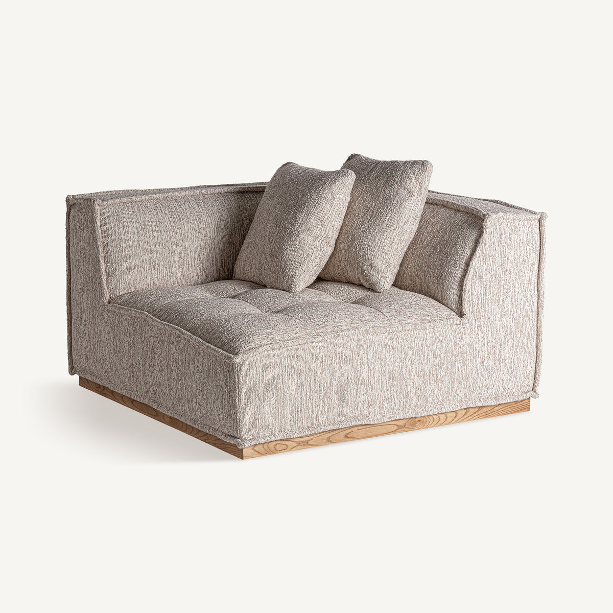 Sofá Vittel — Poliéster beige