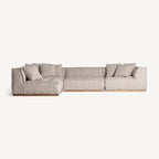 Sofá Vittel — Poliéster beige