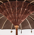 Sombrilla Gela — Madera mindi marrón