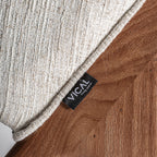 Taburete Douze — Madera de caucho marrón