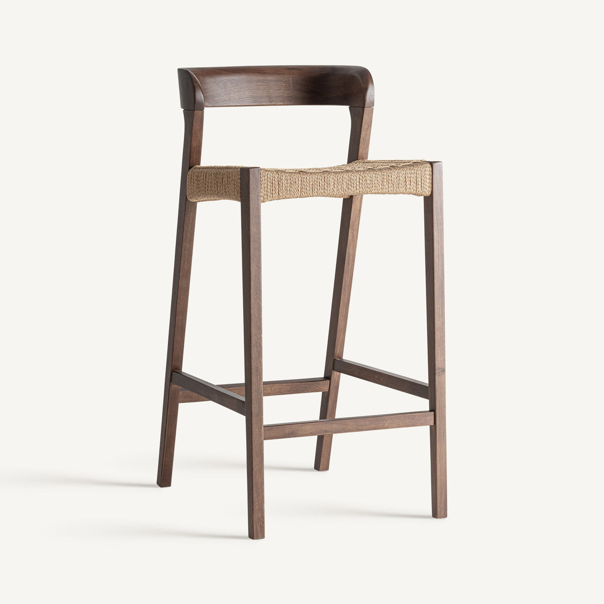 Taburete Flaeh — Madera roble marrón