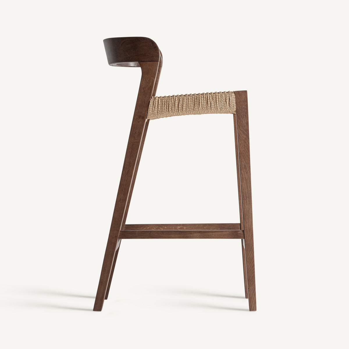Taburete Flaeh — Madera roble marrón