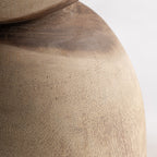 Taburete Kalandi — Madera suar marrón