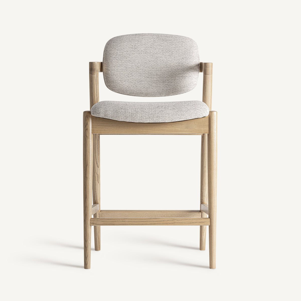 Taburete Namur — Madera de fresno marrón claro