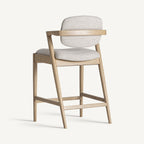 Taburete Namur — Madera de fresno marrón claro