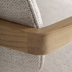 Taburete Namur — Madera de fresno marrón claro