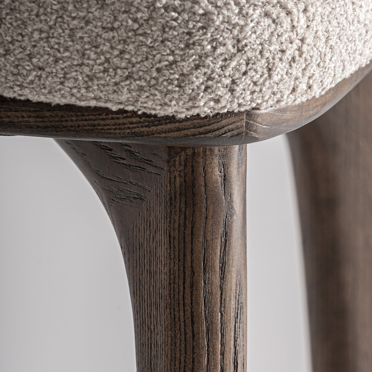 Taburete Zemst — Poliéster beige