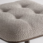 Taburete Zemst — Poliéster beige