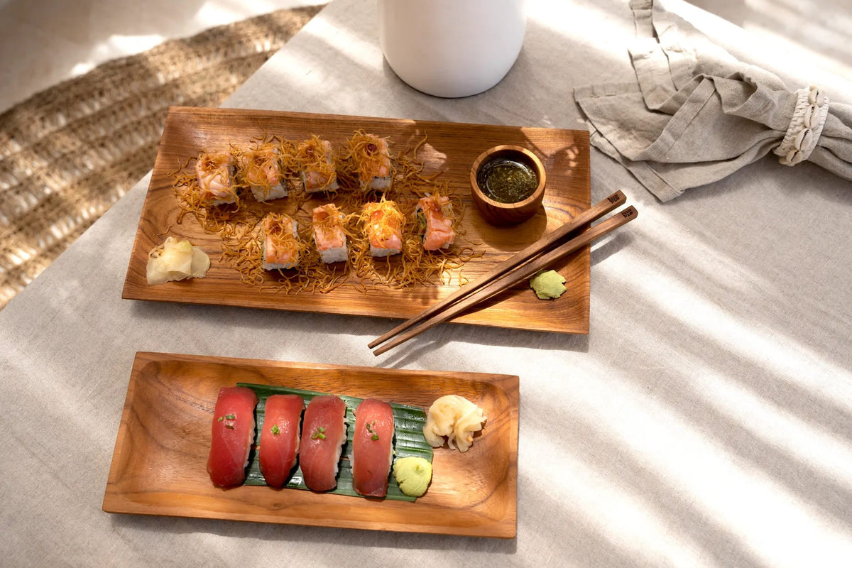 Cubierto Teak Root Chop Sticks