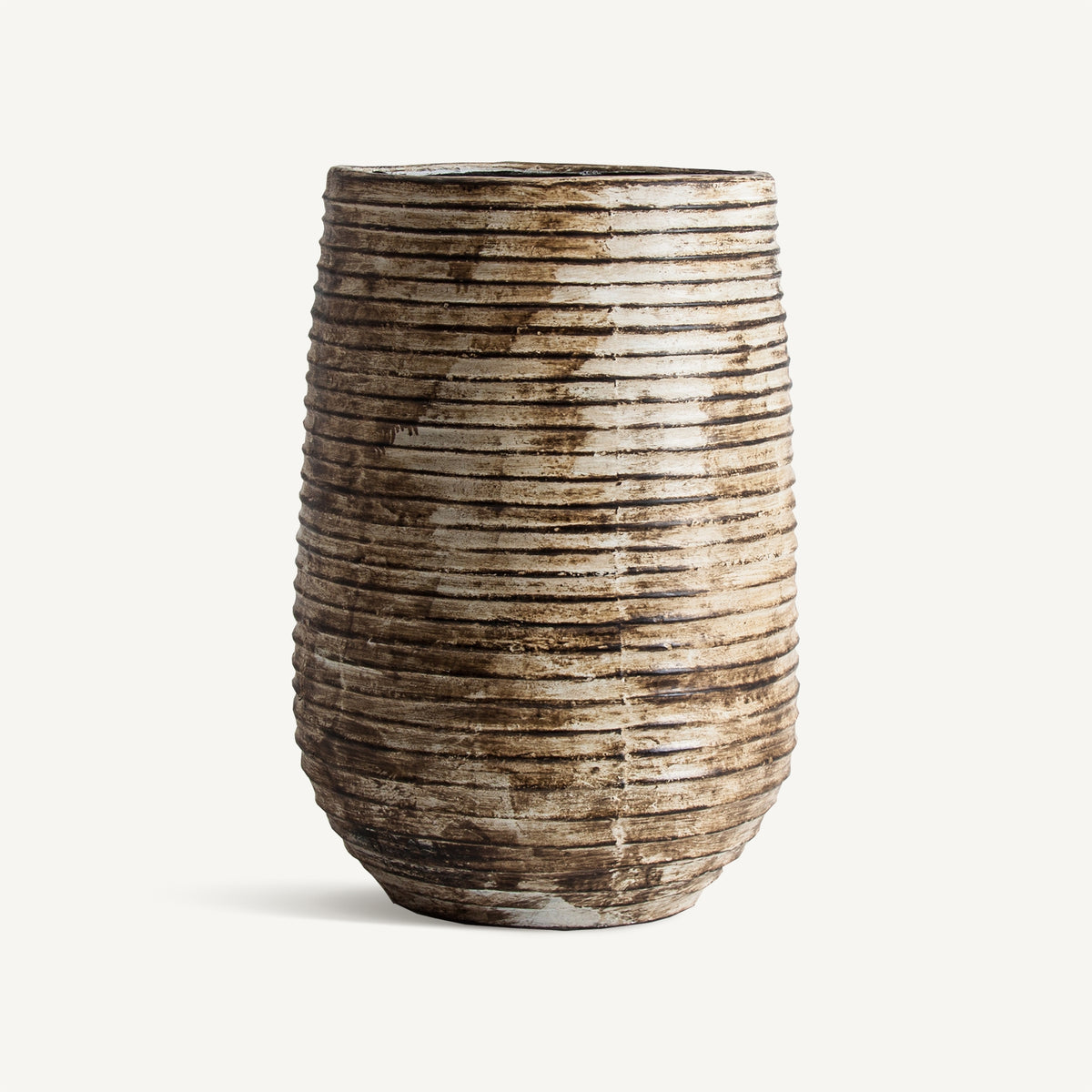 Tinaja Aleksy — Terracota marrón envejecido