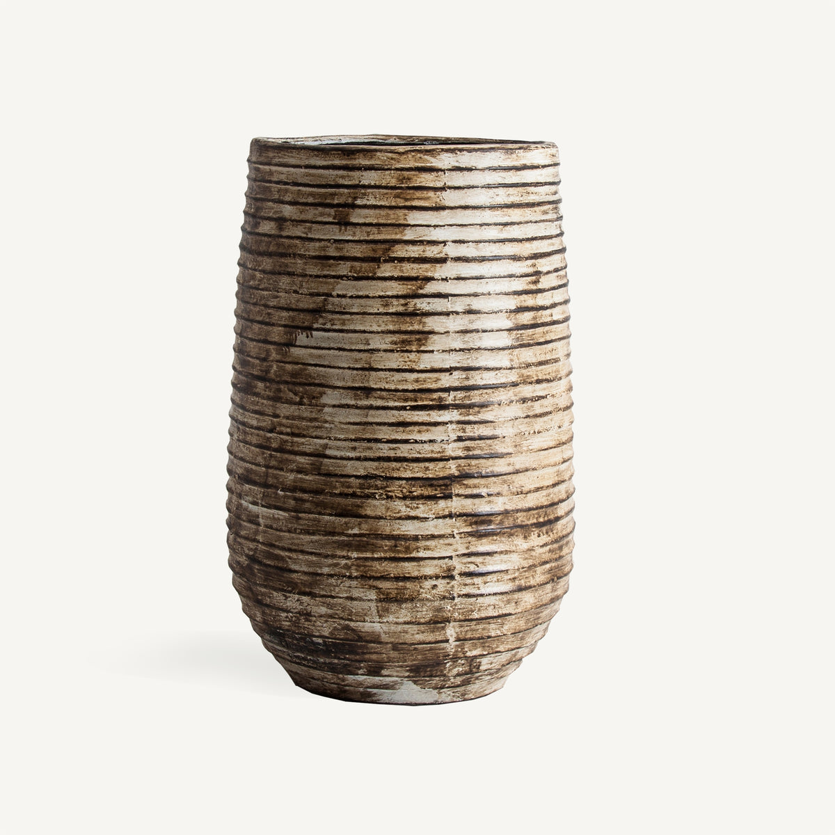 Tinaja Aleksy — Terracota marrón envejecido