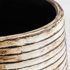 Tinaja Aleksy — Terracota marrón envejecido