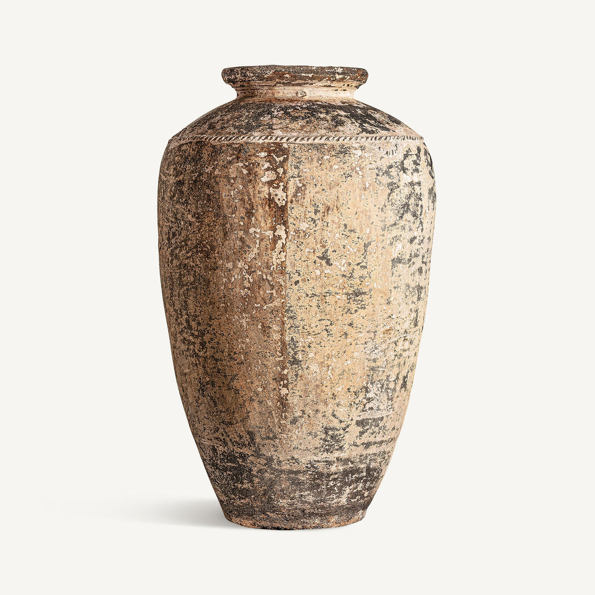 Tinaja Geslau — Terracota marrón envejecido