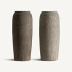 Tinaja Nadia — Terracota gris rugoso