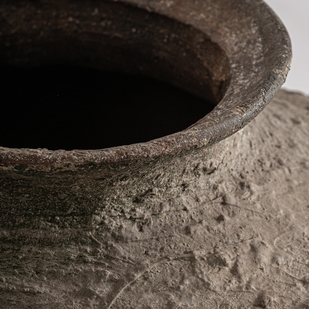 Tinaja Zajhi — Terracota gris envejecido
