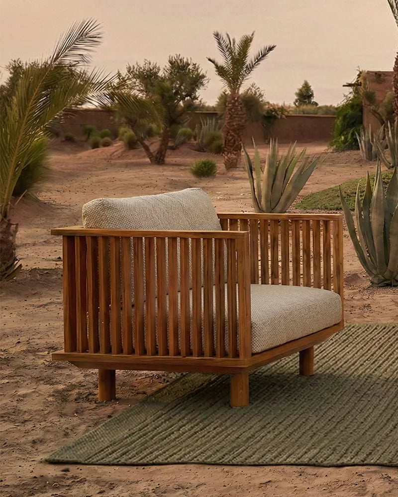 Sofá de exterior Toprak — Marfil (ivory) — vista 5 — MUYUGA