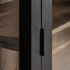 Vitrina Bavay — Madera de mango negro