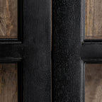 Vitrina Bavay — Madera de mango negro