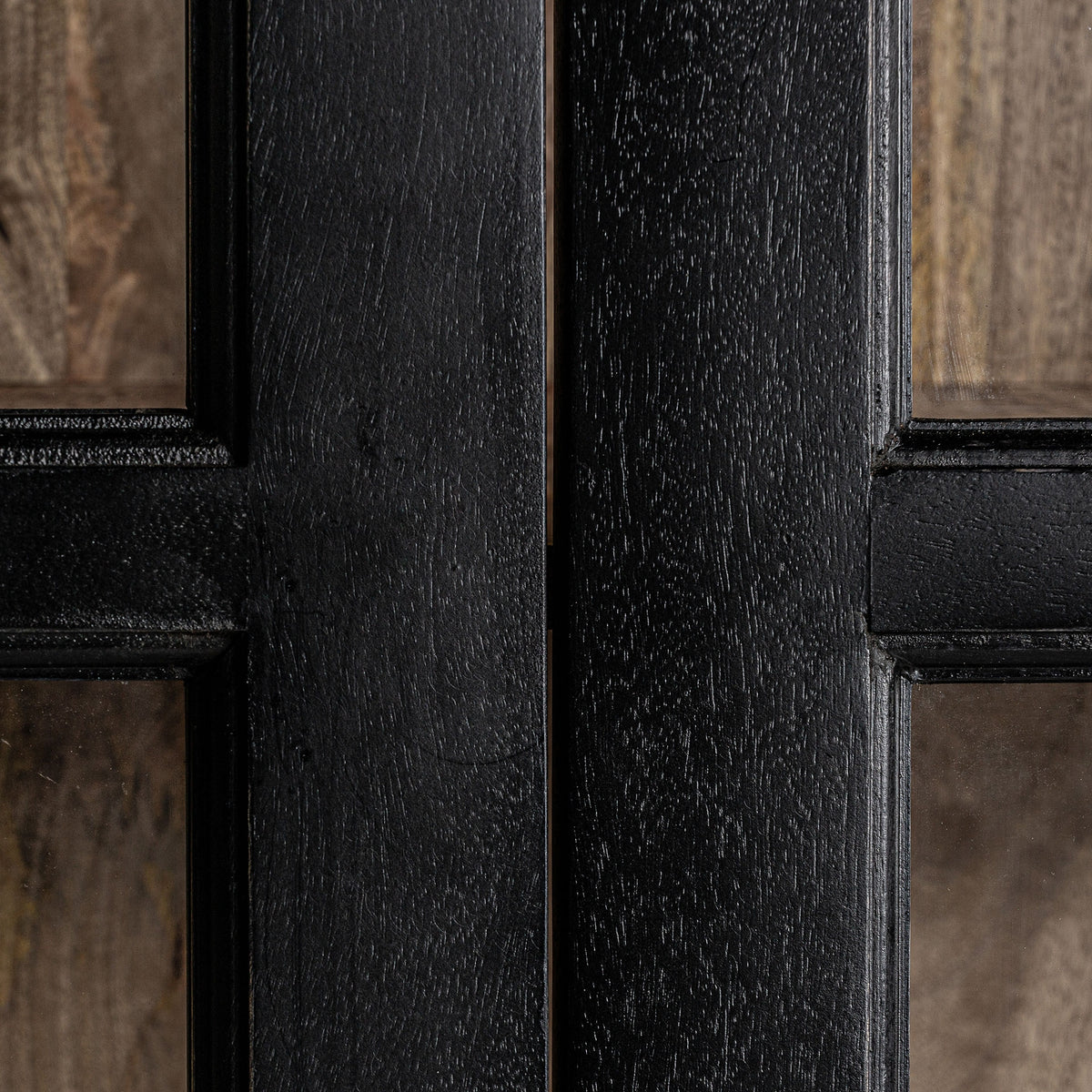 Vitrina Bavay — Madera de mango negro
