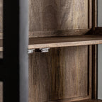 Vitrina Bavay — Madera de mango negro
