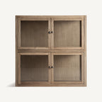 Vitrina Bern — Madera de olmo marrón