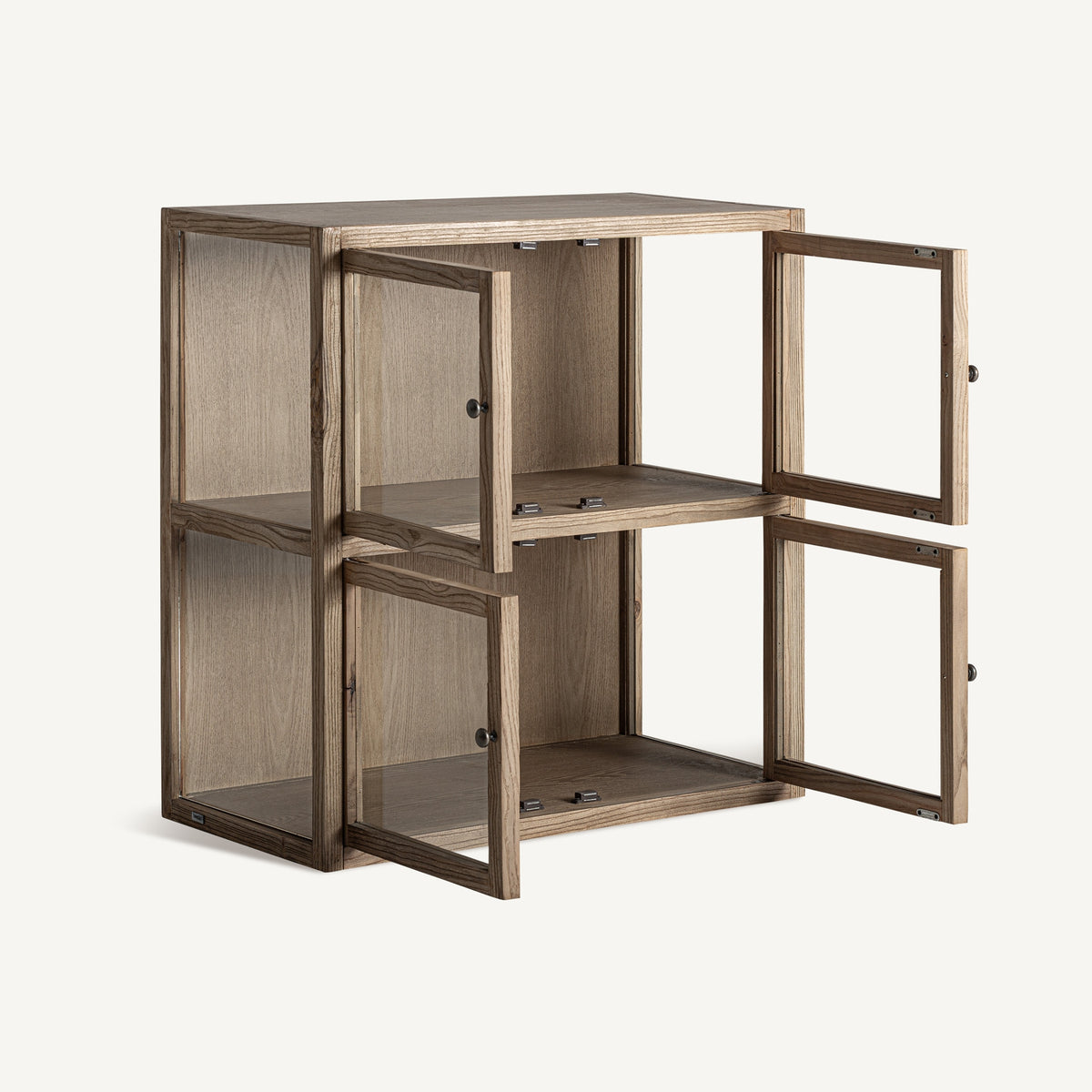 Vitrina Bern — Madera de olmo marrón