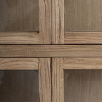 Vitrina Bern — Madera de olmo marrón