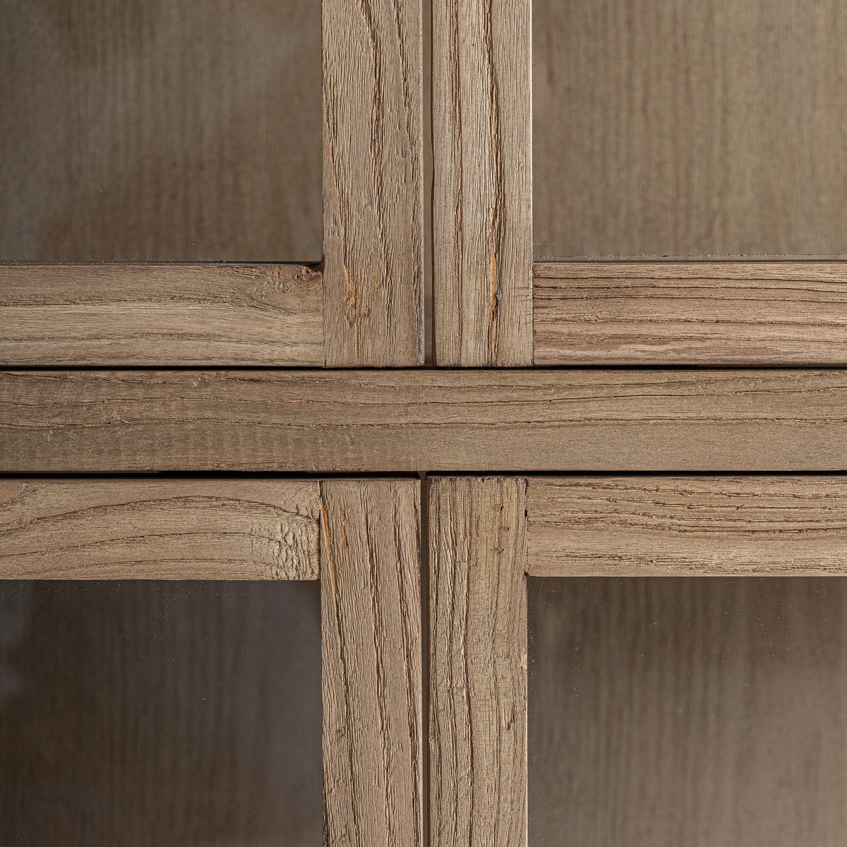 Vitrina Bern — Madera de olmo marrón