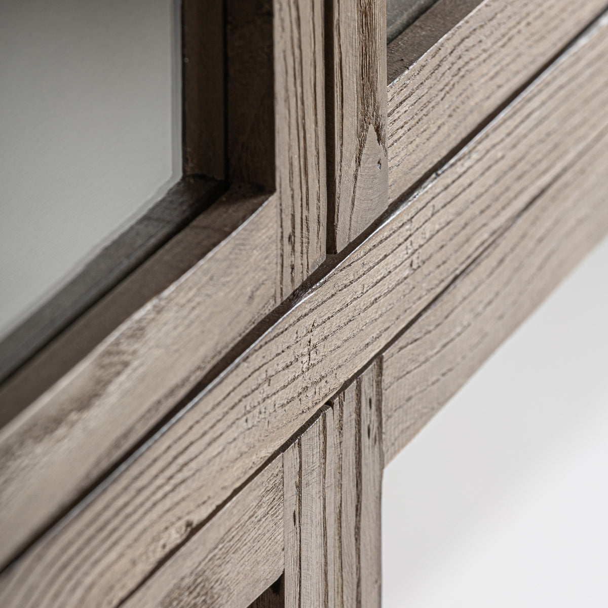 Vitrina Bern — Madera de olmo marrón
