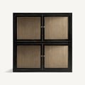 Vitrina Bern — Madera de olmo negro