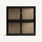 Vitrina Bern — Madera de olmo negro