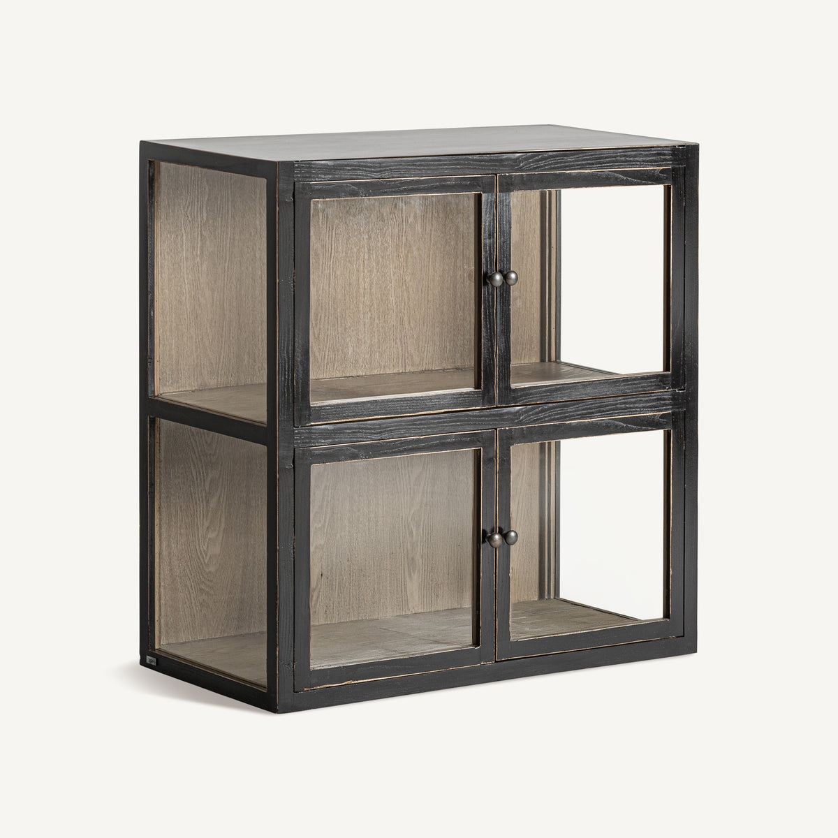 Vitrina Bern — Madera de olmo negro