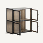 Vitrina Bern — Madera de olmo negro