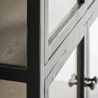 Vitrina Bern — Madera de olmo negro