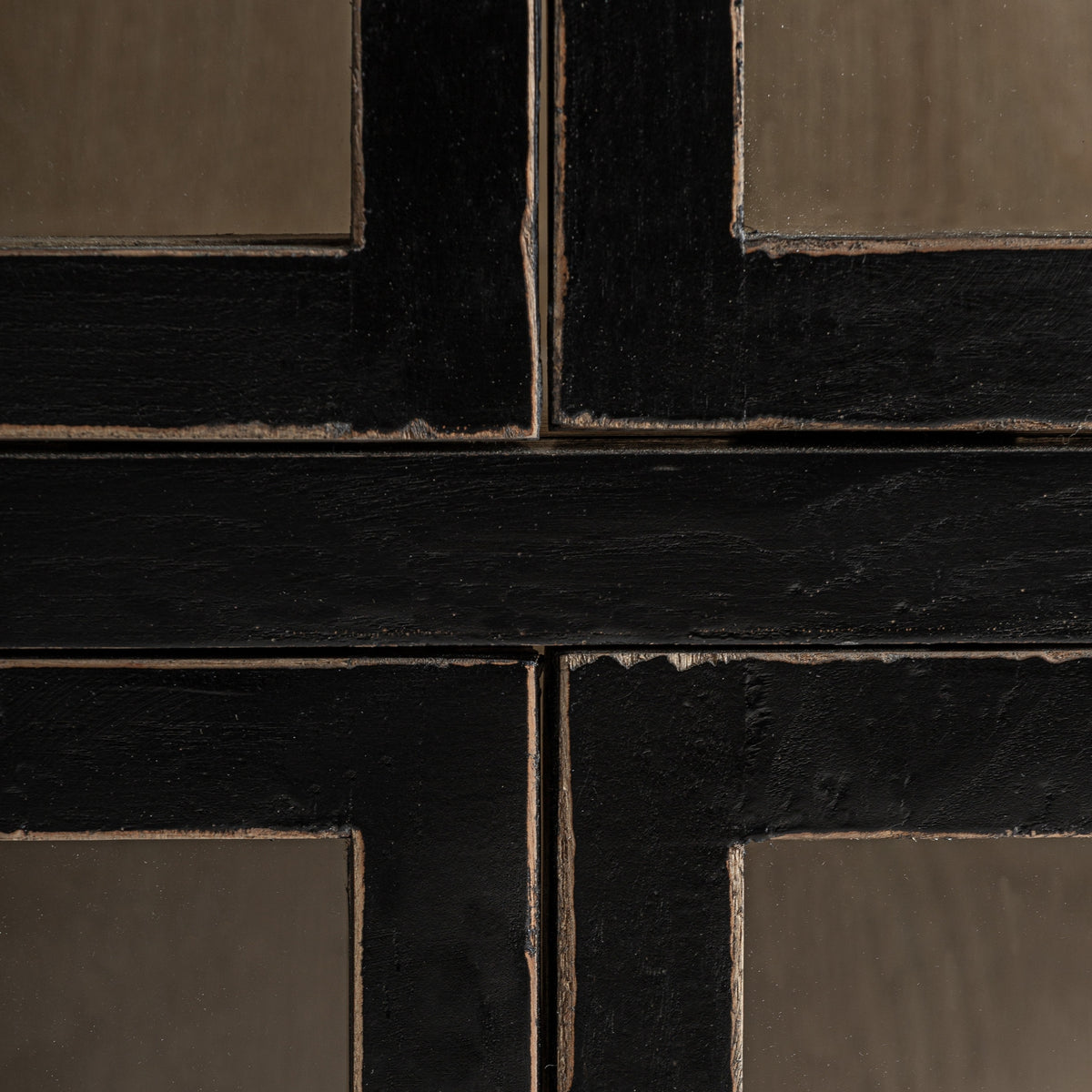 Vitrina Bern — Madera de olmo negro