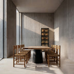 Vitrina Bern — Madera de olmo negro