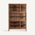 Vitrina Broich — Madera de teca marrón