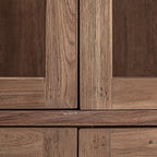 Vitrina Helmond — Madera recuperada marrón