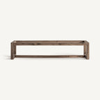 Vitrina Kriz — Madera de olmo marrón