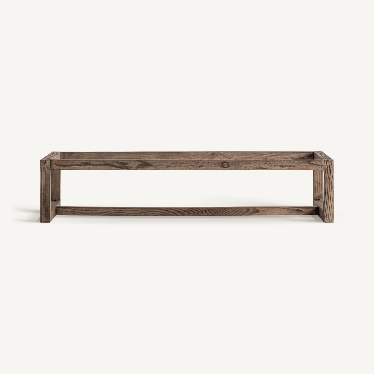 Vitrina Kriz — Madera de olmo marrón
