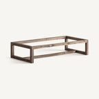 Vitrina Kriz — Madera de olmo marrón