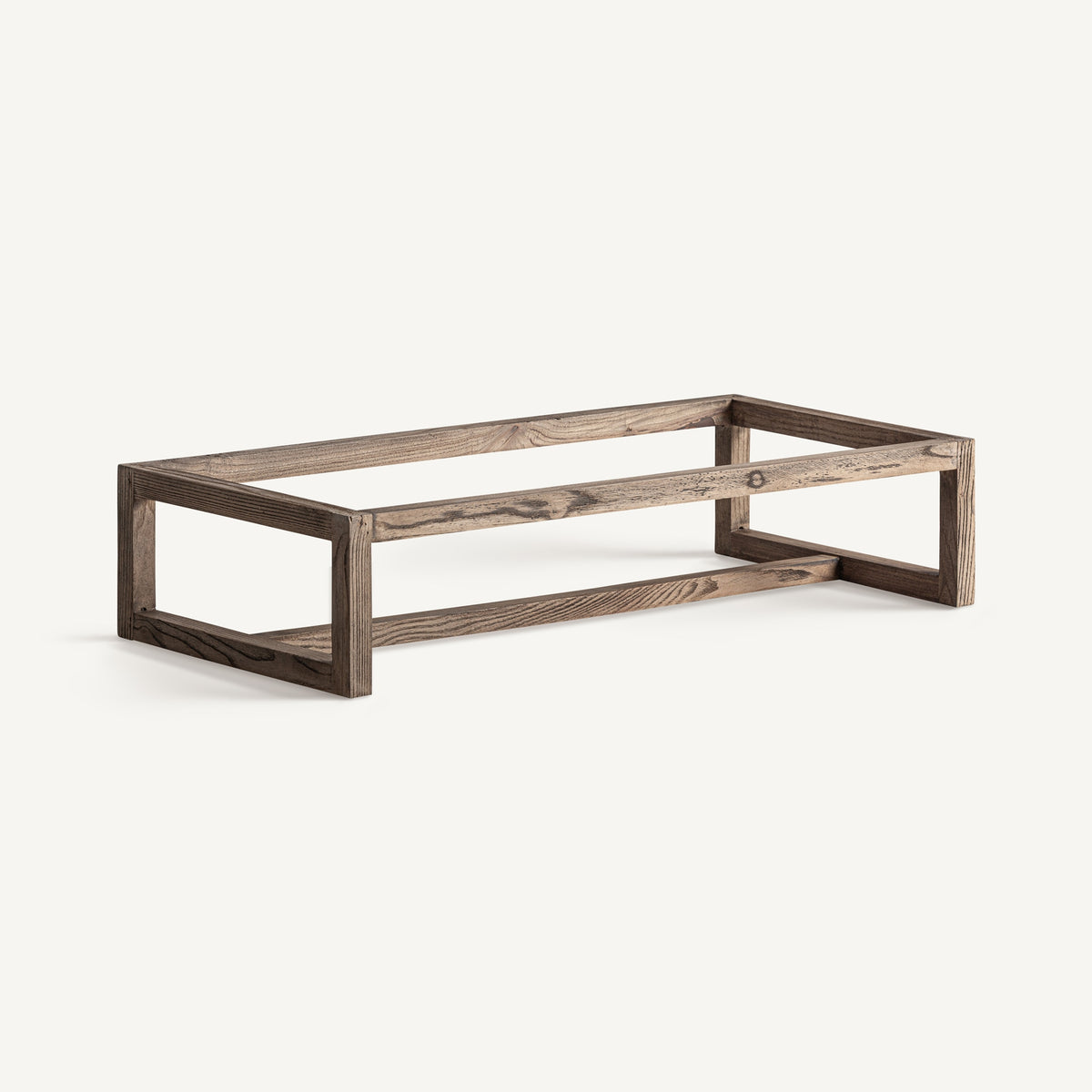 Vitrina Kriz — Madera de olmo marrón