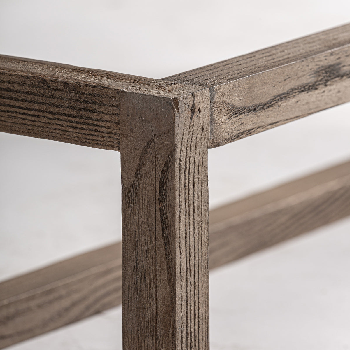 Vitrina Kriz — Madera de olmo marrón