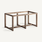 Vitrina Masein — Madera de olmo marrón