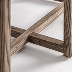 Vitrina Masein — Madera de olmo marrón