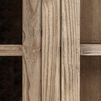 Vitrina Masein — Madera de olmo marrón claro