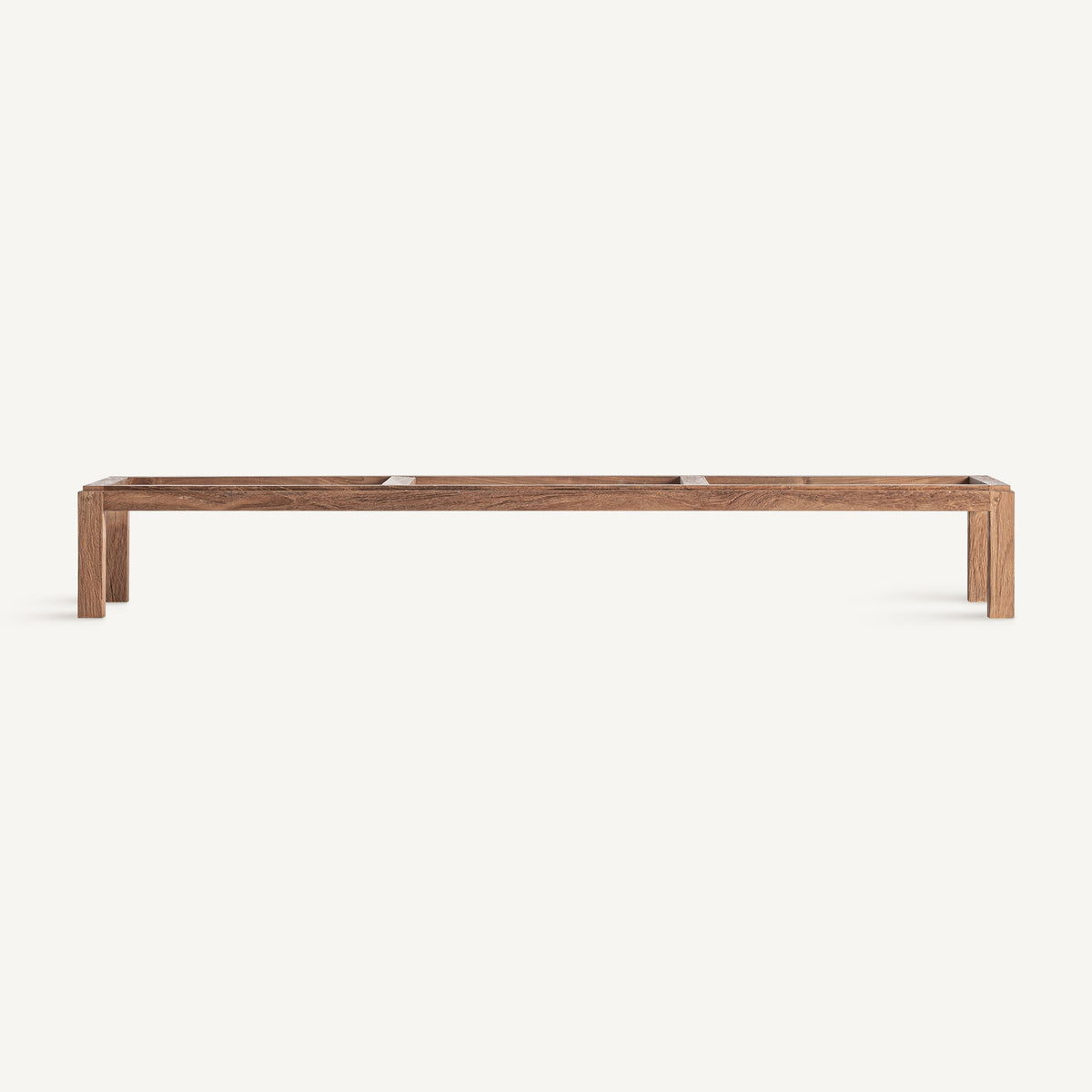 Vitrina Shayla — Madera de teca marrón