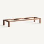 Vitrina Shayla — Madera de teca marrón
