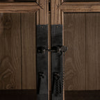 Vitrina Tartu — Madera de olmo marrón