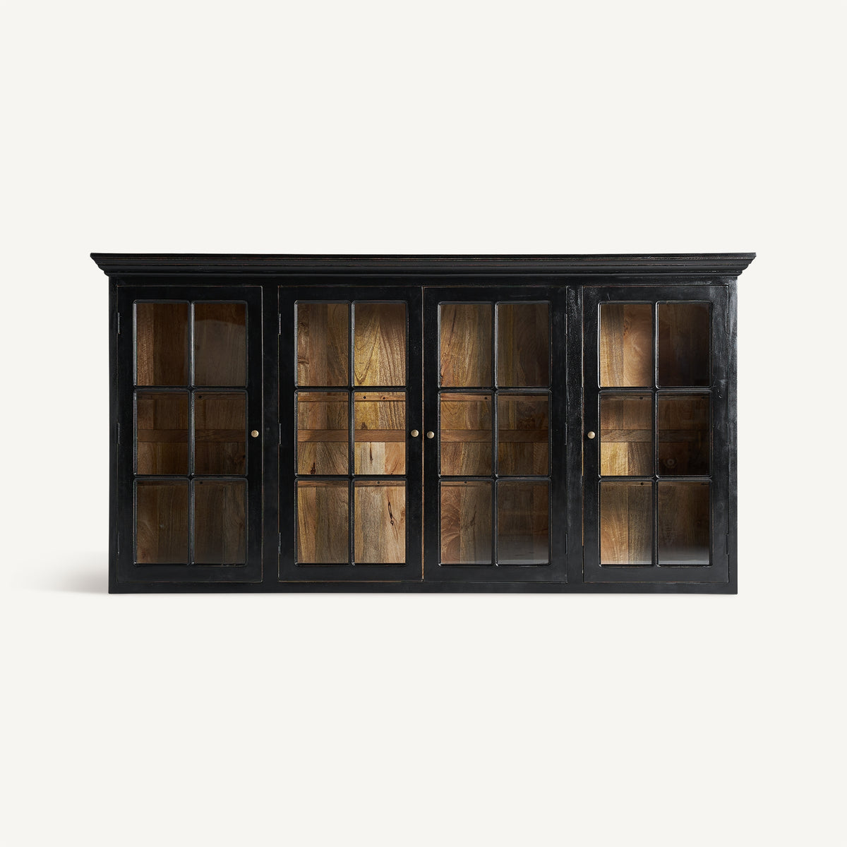 Vitrina Zenica — Madera de mango negra